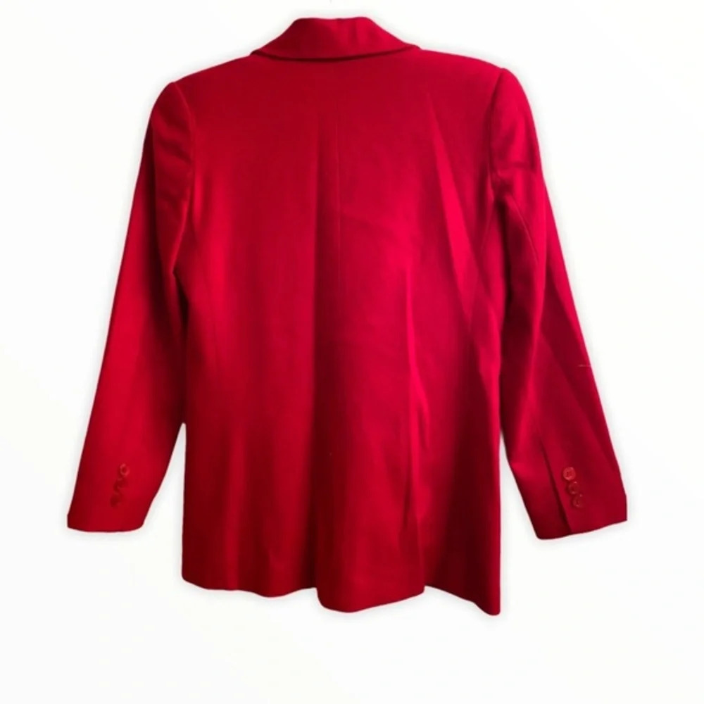 Preview‎ Collection Red Wool Blazer​ - Picture 4 of 11
